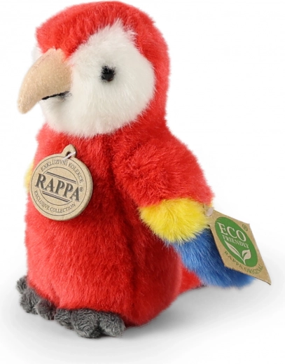 Loro guacamayo de peluche 16 cm rojo ECO FRIENDLY – RAPPA