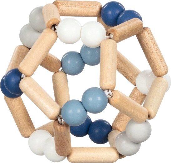 Goki baby anillo táctil elástico con bolita azul - 1 pieza