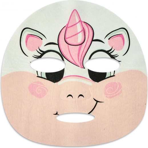 Mascarilla hidratante para niños con motivo de unicornio