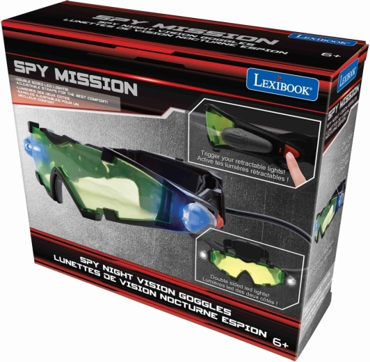 Gafas infantiles Lexibook de visión nocturna con luces LED