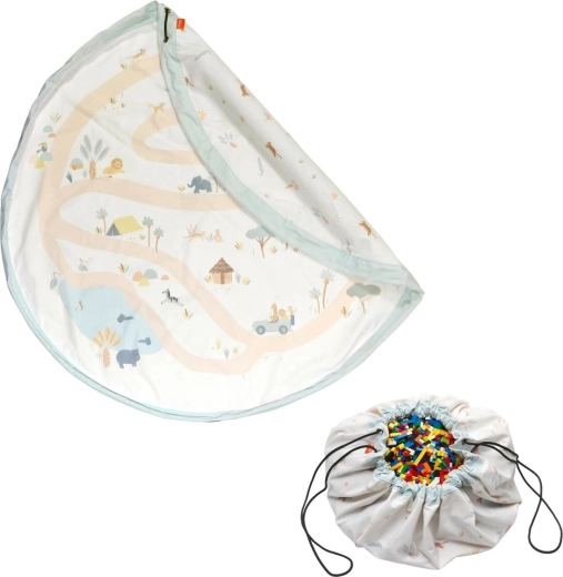 Play&Go Noomad original manta de juego y saco para juguetes jungle