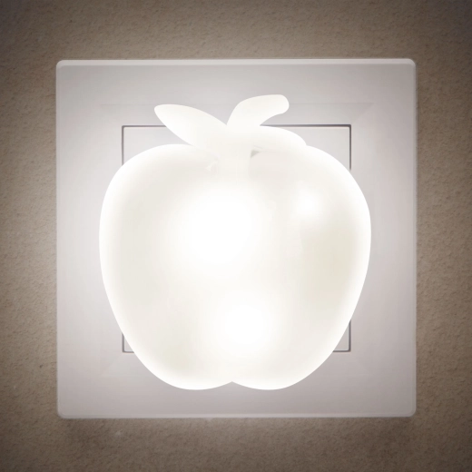 Luz nocturna LED con forma de manzana