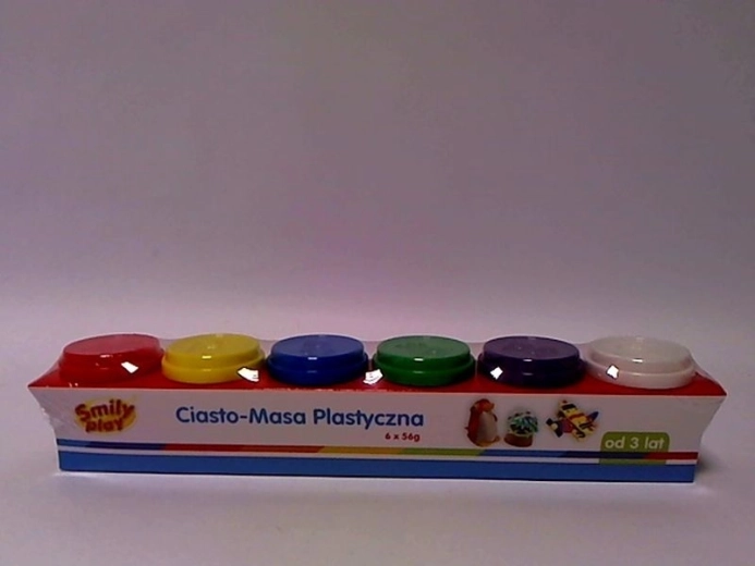 SmilyPlay masa para modelar en vasitos (6 colores) - 1 pieza