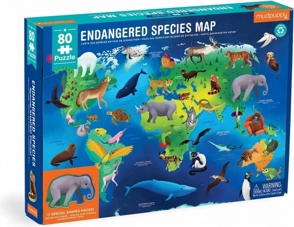 Puzzle Mudpuppy: especies animales en peligro de todo el mundo