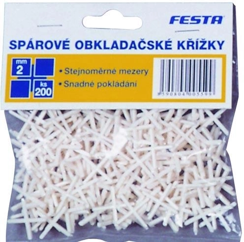 Crucetas para azulejos 5 mm FESTA, 75 uds