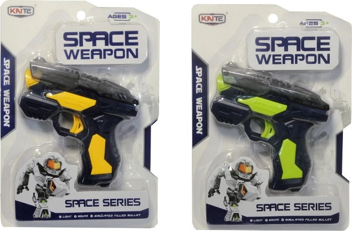 Pistola luminosa para dardos de espuma con sonido