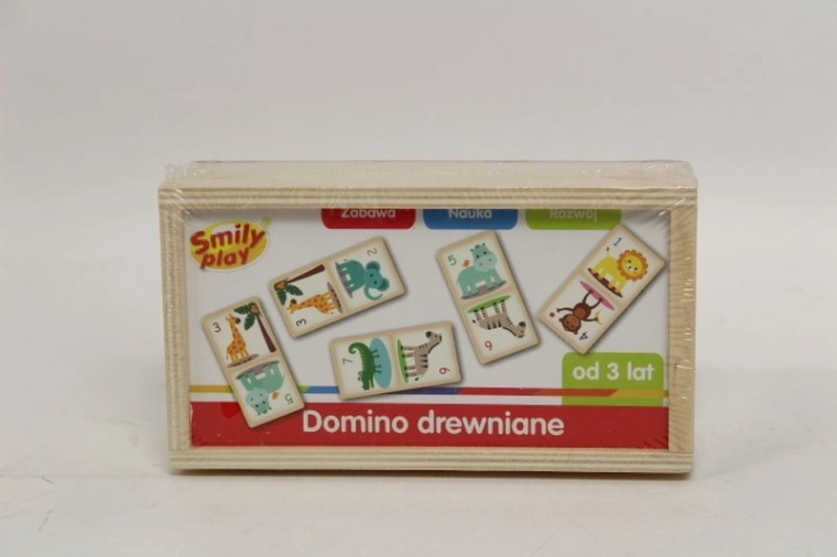 Dominó de madera para niños SmilyPlay