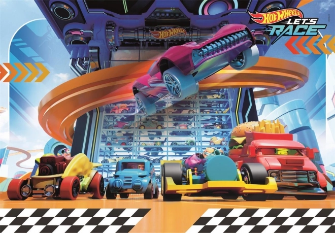 Puzzle de 104 piezas HOT WHEELS Super Kolor