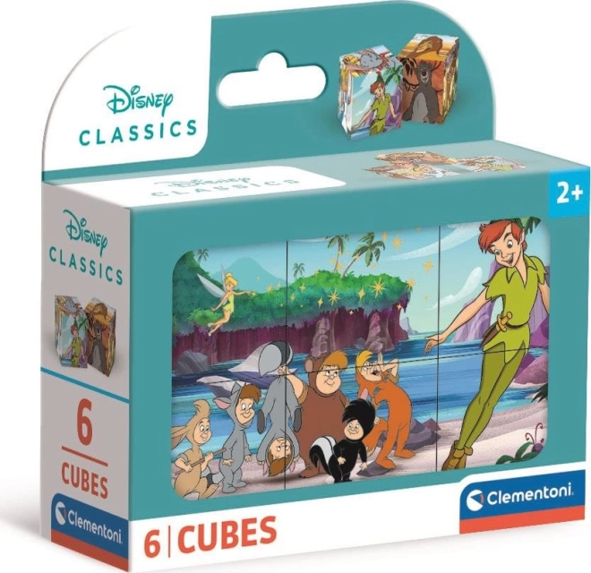 Cubos con imágenes Cuentos Disney – 6 cubos CLEMENTONI