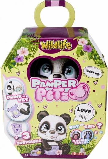 Figura de panda de la colección Pamper Petz