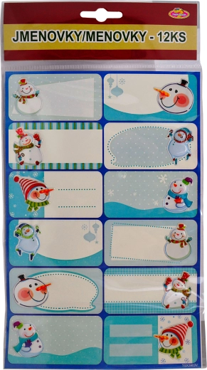 Etiquetas adhesivas para regalos de Navidad