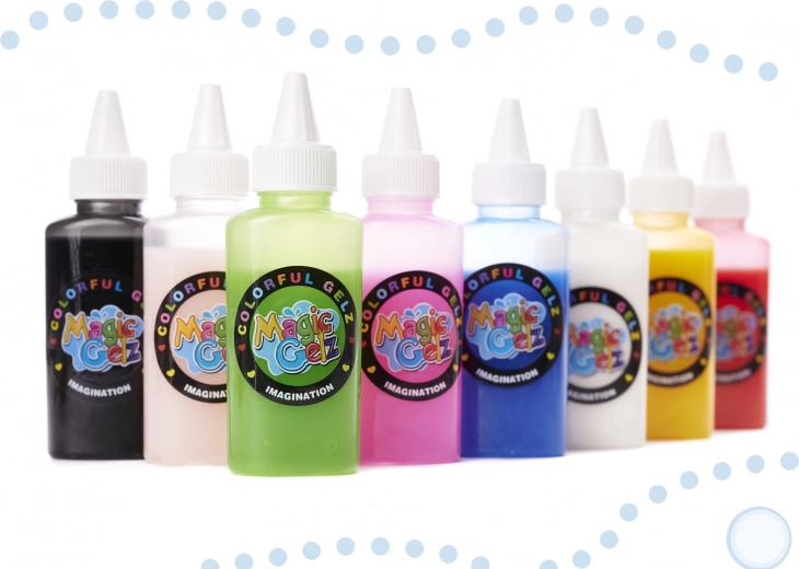 8 geles de colores para creaciones 3D vibrantes