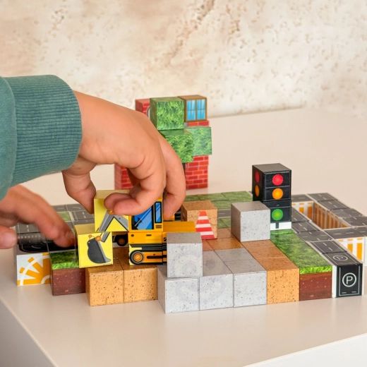Unión magnética para construcciones 3D