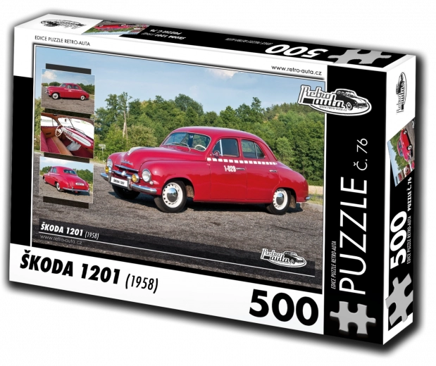 Puzzle RETRO-AUTA Škoda 1201 (1958), 500 piezas