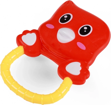 Sonajero de pajarito con asa para bebés