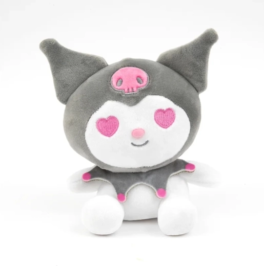 Peluche de Kuromi de 25 cm – gris