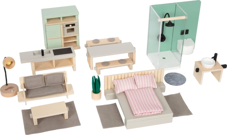Small Foot juego de muebles para casa de muñecas