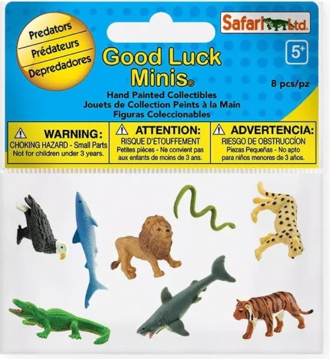 Safari Ltd. mini figuras de depredadores good luck minis funpack