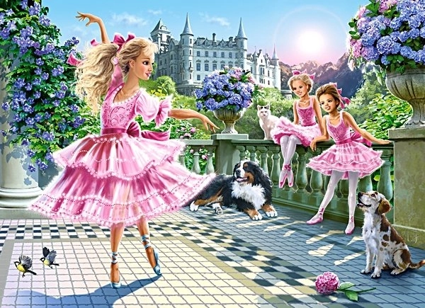 Puzzle de 180 piezas – bailarinas de ballet