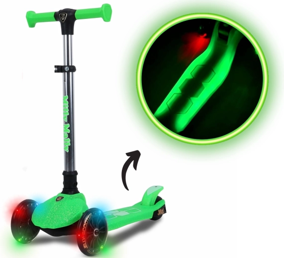 Patinete infantil de tres ruedas Milly Mally Jelly rosa