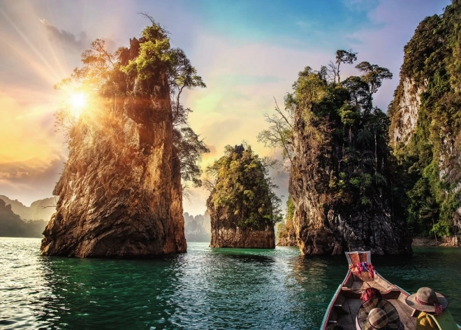 Puzle de 1000 piezas Tres rocas en Cheow, Tailandia