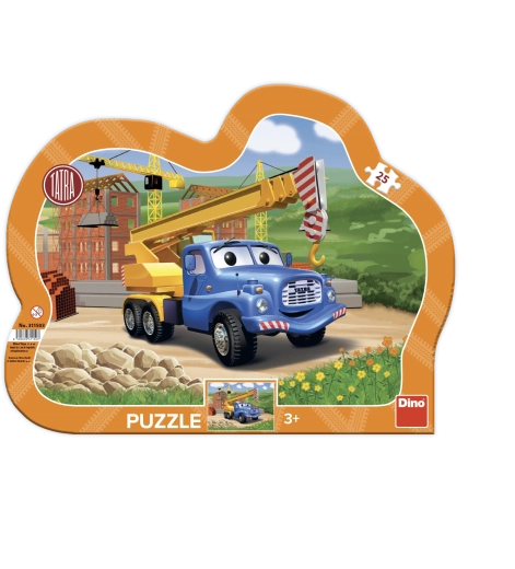 Puzzle de tablero Tatra grúa de 25 piezas