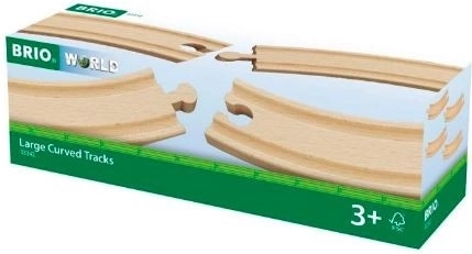 BRIO vías curvas grandes