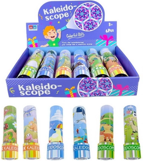 Caleidoscopio metálico para niños – 6 motivos