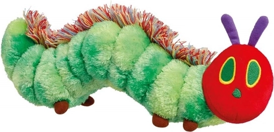 Oruga muy hambrienta de peluche – tamaño mediano