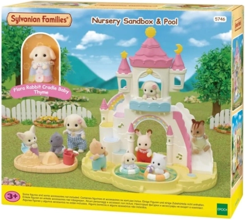 Sylvanian Families parque infantil con piscina