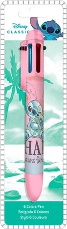 Disney Stitch bolígrafo de seis colores