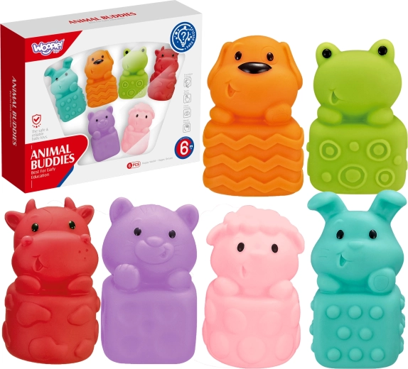 Animalitos sensoriales Woopie para el baño - set de 6 piezas