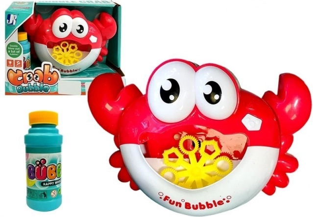 Máquina de burbujas cangrejo rojo