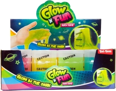 Slime luminoso en barril