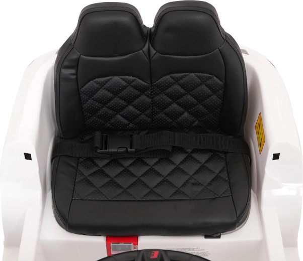 Cómodo asiento con cinturones de seguridad