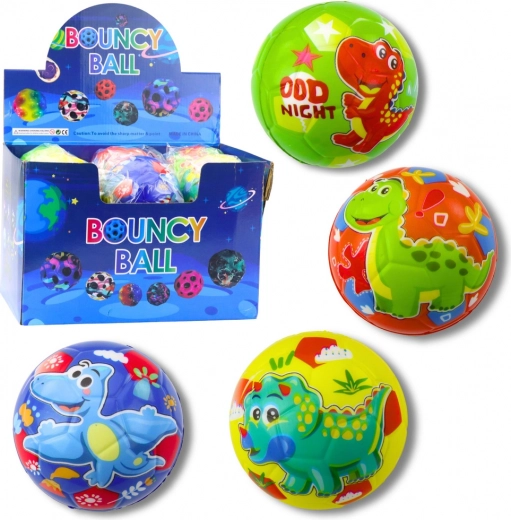Pelota de espuma con dinosaurios 10 cm