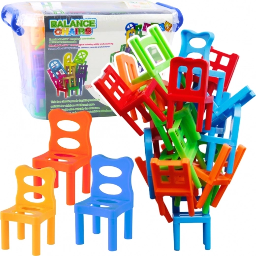 Juego de destreza Sillas equilibradas 48 piezas