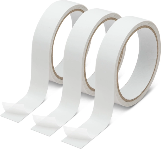 Set de cintas adhesivas de doble cara de 8 m × 24 mm, 3 unidades
