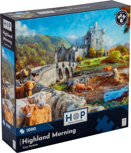 House of Puzzles Puzzle Mañana en las Tierras Altas de Escocia, 1000 piezas