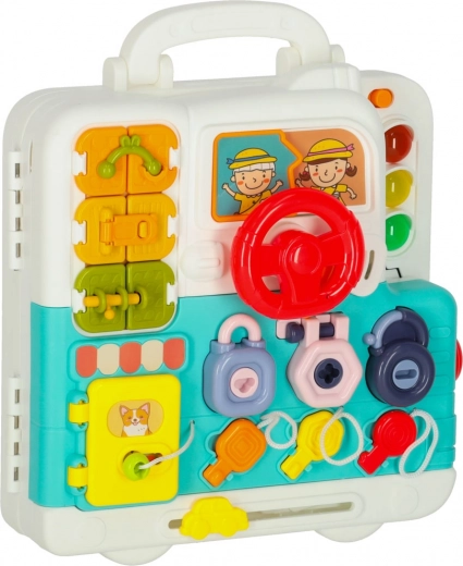 Volante, interruptores y luces: juego de acción sin límites