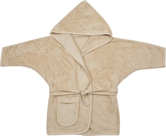 Albornoz infantil Timboo para niños 2–4 años frosted almond