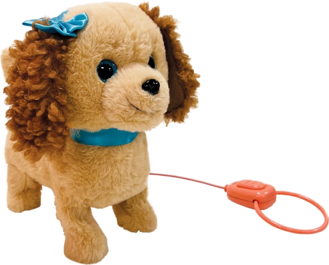 Perrito de peluche Moly con correa