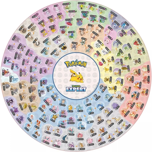 Tablero de juego de doble cara lleno de Pokémon