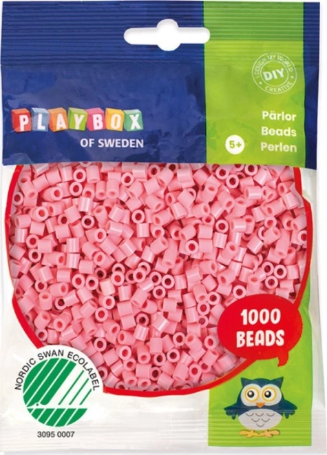 PLAYBOX Cuentas para planchar rosa pastel