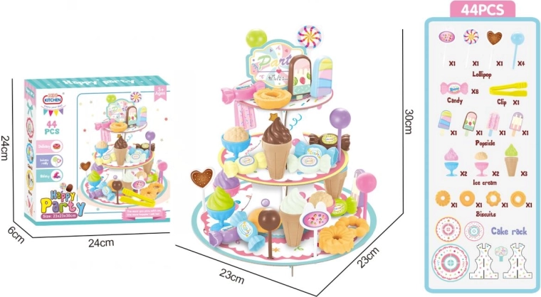 Click4Toys expositor de tres niveles para dulces con accesorios