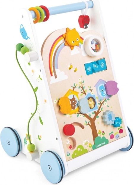 Le Toy Van andador de madera con actividades para niños pequeños