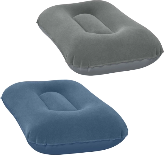 Almohada de viaje inflable de terciopelo 42 × 26 cm BESTWAY