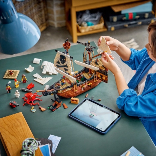 Construcción clara con la app LEGO Builder