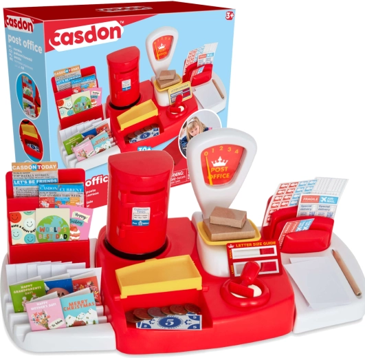 Oficina de correos infantil Casdon con báscula y accesorios