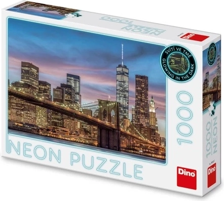 Puzzle Dino Neón Nueva York 1000 piezas